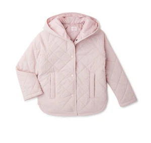 Wonder Nation Girls’ Quilted Hood Jacket, Clothing Size Large 10-12 - Picture 1 of 3