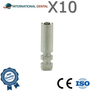 Réplica de laboratorio dentista dental 10 accesorios analógicos Ø3,0 mm ajuste Bi0Horizons SS - Imagen 1 de 3