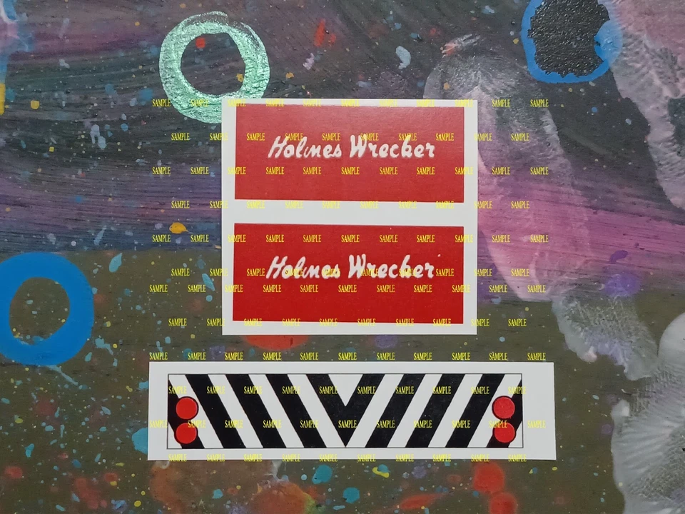 Corgi 1142 Holmes Wrecker Reproduction Stickers & Water Slide - Image 1 of 1