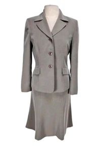 Le Suit Mujeres Carrera Falda Traje Talla 6 Nube Nueve Botones Blazer Falda Acampanada 328P - Imagen 1 de 9