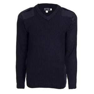 TACT SQUAD WOLLPULLOVER V-AUSSCHNITT COMMANDO-STIL 2004B SCHWARZ GRÖSSE SMALL - Bild 1 von 1