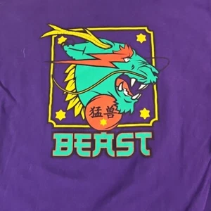 Mr Beast Limited Edition T-Shirt Purple XL Unisex-Teens Og Print Dragon Chinese - Picture 1 of 8
