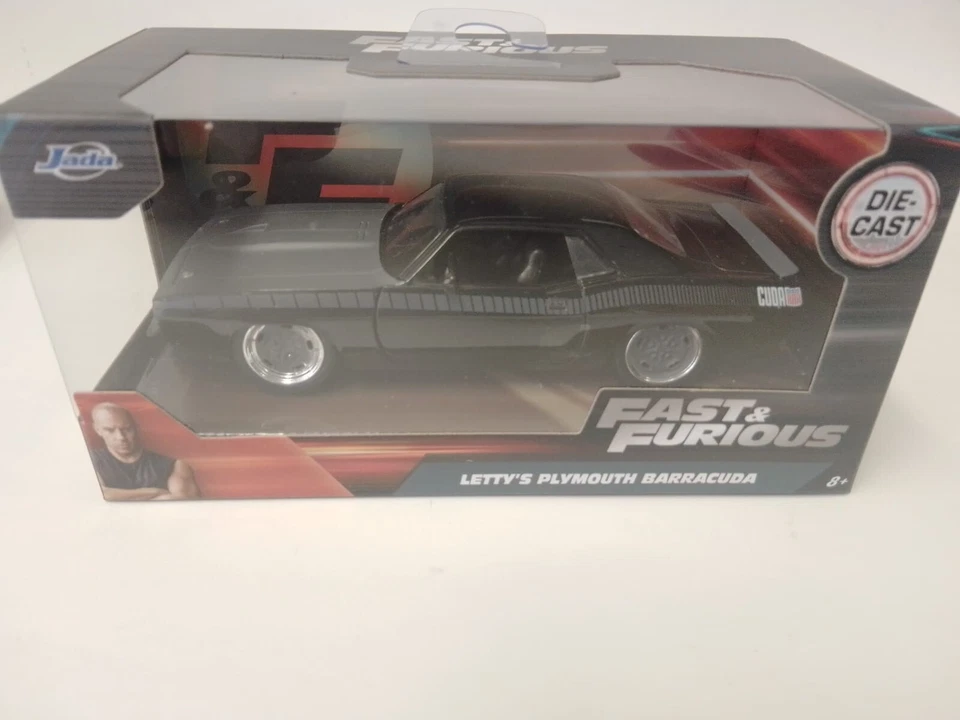 Jada toys Letty's Plymouth Barracuda 1969 Fast & Furious 1/32 24075BARRACUDA - Immagine 1 di 4