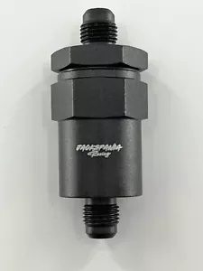 Billet Universal K Swap AN6 30 Micron Black Aluminum Inline Fuel Filter E85 USA - Bild 1 von 7