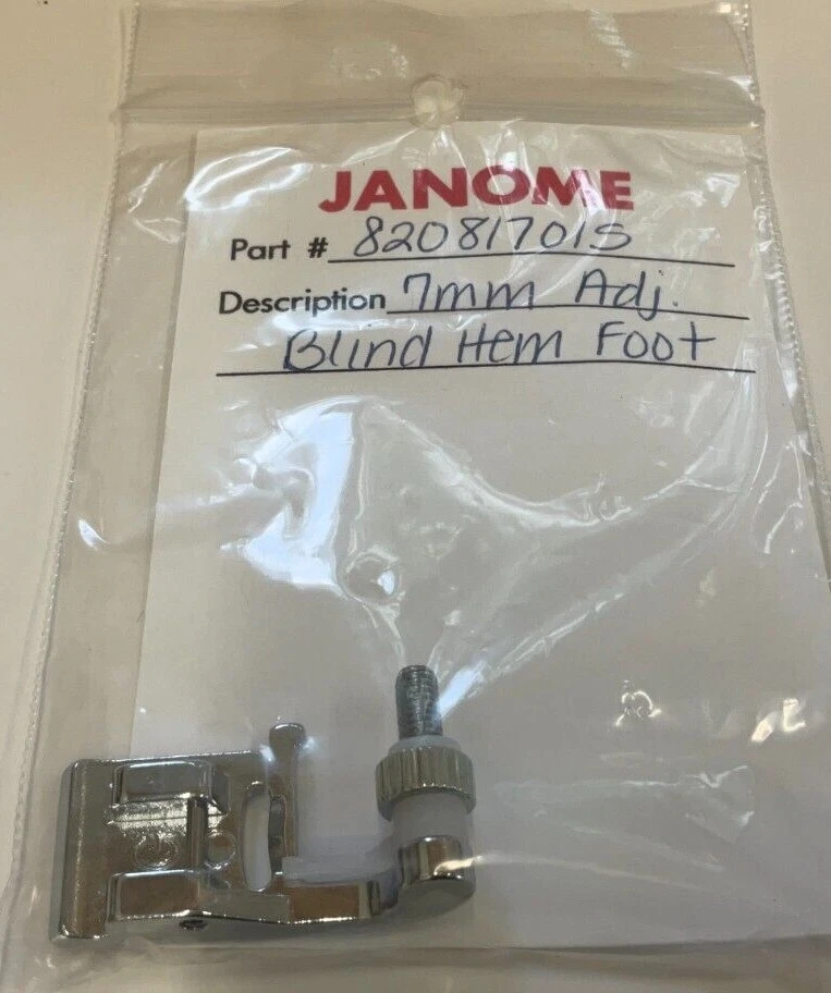 PIE DOBLADILLO CIEGO JANOME G -7mm AJUSTABLE- PARTE 820817015 Foto 1 de 1