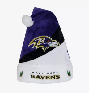 NFL Baltimore Ravens Santa Claus Sombrero Navidad Fútbol Nuevo Nuevo Nuevo con Etiquetas - Imagen 1 de 1