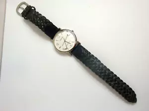 Infinity Men's Quartz Watch, Clean, New Battery, Comfortable Leather Band - Picture 1 of 7