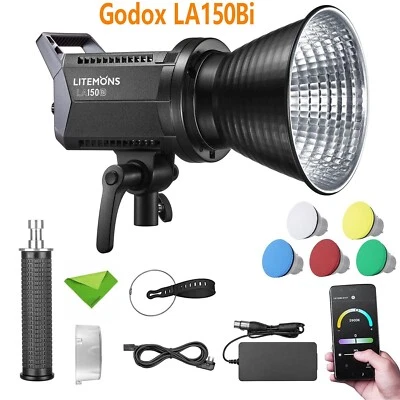Godox LA150Bi LED Video Light 5600K Brightness Adjustment 0%-100%APP Control AU - Image 1 of 4