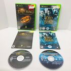 Lord Of The Rings The Fellowship Of The Ring The Two Towers Microsoft Xbox Lot 2