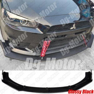 For Mitsubishi Lancer 2008-2017 Front Bumper Lip Splitter Body Kits - Bild 1 von 11