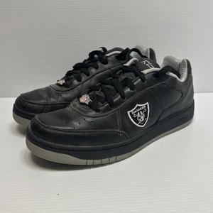 Vintage Reebok NFL Oakland Raiders Men's Shoes Size 11 1/2 - Picture 1 of 10