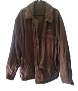 Mens Colorado Reversable Jacket Brown Corduroy/cotton SzM Quilted Warm Nr New - Picture 1 of 3