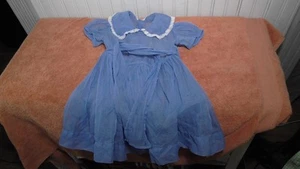 Vestito bambina vintage blu trasparente 3 o 4 T - Foto 1 di 8