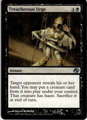 MTG Treacherous Urge NEARMINT NM / Magic The Gathering : Planar Chaos - Image 1 of 2