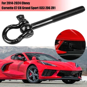 Round Front Rear Bumper Tow Hook Screw For Chevrolet C7 C8 GS Z06 ZR1 2014-2024 - Picture 1 of 7