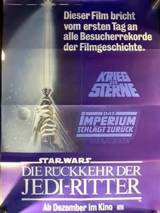 Star Wars - Die Rückkehr der Jedi-Ritter - Filmposter A1 84x60cm gefaltet (1) - Picture 1 of 1