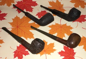 Four Vintage Tobacco Pipes Mid 20th Century - Bild 1 von 11