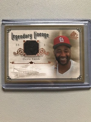 2005 UD#LE-OS OZZIE SMITH LENGENDARY LINEAGE LEGENDARY CUTS - Image 1 of 2
