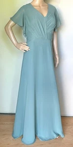 JJs House Formal Dress Gown Size 18W Teal Green Sea Glass Bridesmaid Mom Wedding - Picture 1 of 15