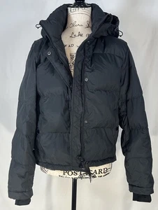 Chaqueta acolchada recortada responsable Quince para mujer negra S ropa exterior de invierno - Imagen 1 de 9