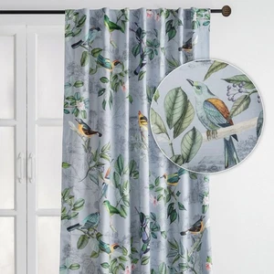 Curtains for Living Room 100% Cotton 96 inch Length One Panel Light Filtering... - Picture 1 of 9