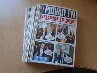Private Eye - 25 different issues from 2021. No's 1538 to 1562. See pics below. - Image 1 of 4