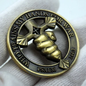 Moneda de 10 PIEZAS Cross Crafts Who Trains My Hand Wars The Sword of Spirit - Imagen 1 de 10