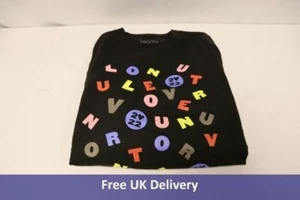HARRY STYLES LOVE ON TOUR SOUP CREWNECK, BLACK/MULTI COLOURED, LARGE - Picture 1 of 1