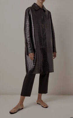 Trenchcoat THE ROW Eliana Porosus crocodilo esgotado Hermes - Imagem 1 de 4