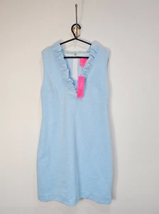 BNWT Lilly Pulitzer Tisbury Shift Dress Succulent Blue - Size Medium - Picture 1 of 8