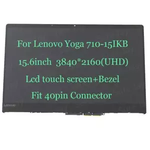 Lenovo Yoga 710-15IKB 80V5 4K UHD Touch Screen Assembly +Bezel LQ156D1JX06-E - Picture 1 of 7