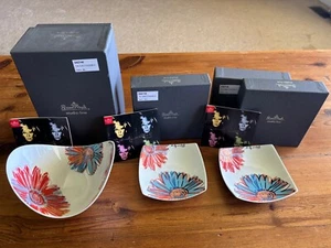 Andy Warhol set of 3 Rosenthal Studio DAISIES dish/bowl, w/ boxes, papers - Picture 1 of 16
