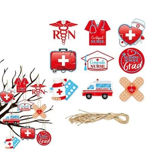 9Pcs Nurses Week Hanging Decorations 2024 Nurse Gifts for Medical Graduation - Picture 1 of 9