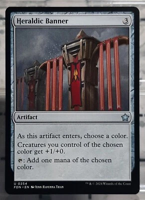 Magic - Heraldic Banner - Uc/Artefakt - Magic: The Gathering Foundation - EN/NM - Bild 1 von 2