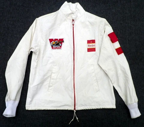 VTG R.J. Reynolds Drag Racing Jacket NHRA Winston World Finals 1977 Ontario CA Cover