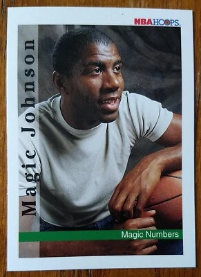 MAGIC JOHNSON, 1992-93 NBA HOOPS, MAGIC'S NUMBERS #331 - Image 1 of 2