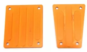 STRC STA30799O Aluminum Front and Rear Skid Plates Axial EXO Buggy - Picture 1 of 1