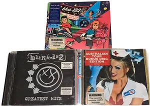Blink 182 CDs Rare 90s 00s Punk Rock Australian Tour Edition Greatest Hits x3 - Picture 1 of 17