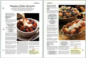 Summer Fruit Desserts - Desserts - Successful Cooking Eaglemoss - Recipe Page - Picture 1 of 1