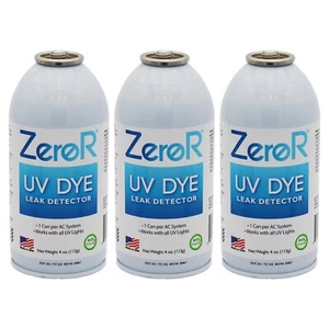 ZeroR® AC UV Dye Leak Detector R134_ R12_ R22_ - 3 Can - Bild 1 von 2