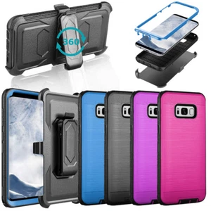 For Samsung Galaxy Note 8 S8  Plus  Hybrid Rugged Clip Holster Hard Case Cover - Picture 1 of 1
