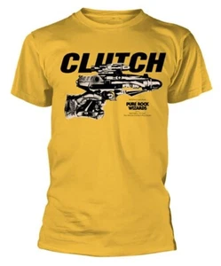 Pure Rock Wizards CLUTCH Band TShirt Classico Giallo Unisex Taglia S-5XL - Foto 1 di 3