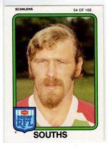 1981 SCANLENS Rugby League #54 ZIGGY NISZCZOT - SOUTHS - See Pictures - Picture 1 of 2