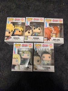 Funko Pop! LOTE Baruto - Boruto, Kawaki, Cho-Cho, Inojin, Shikadai - Imagen 1 de 6