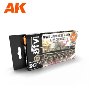 AK Interactive WWII Japanese Army AFV Colors Set 3G - Picture 1 of 2