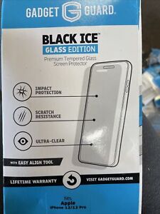 Gadget Guard Black Ice Glass Screen Protector Apple iPhone 12/12 Pro