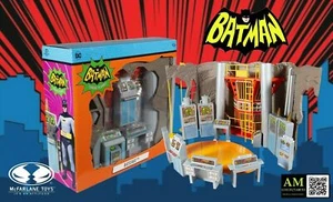 DC Retro Playset Batman 66 Batcave McFarlane Toys Nuovo - Foto 1 di 2