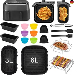 Airfryer Zubehör für Philips Airfryer Dual Basket 3000 Series NA350 Airfryer Z - Bild 1 von 7