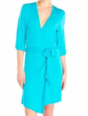 La Perla Antonietta XS Short Robe Verde Green Bamboo Jersey - Image 1 of 2