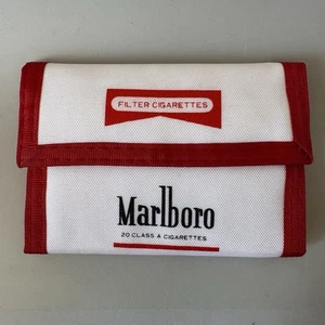 Vintage Marlboro 20 Class A Filter Zigaretten Geldbörse rot & weiß 90er Werbung - Bild 1 von 9